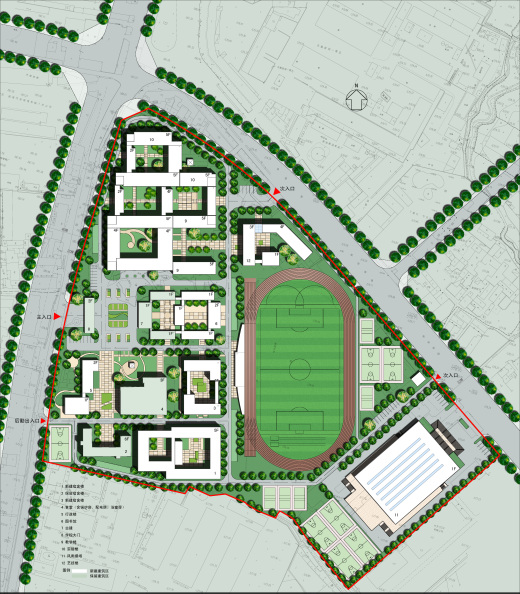 中学体育馆建筑设计方案资料（含效果图 CAD SU）缩略图